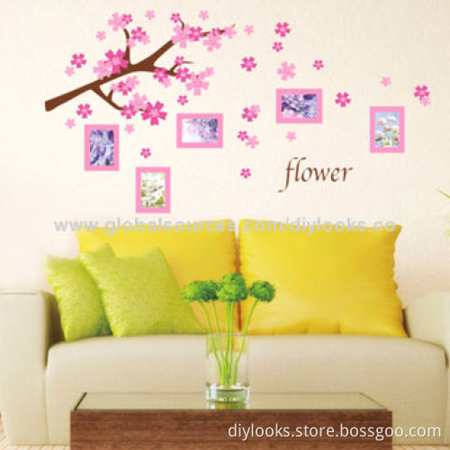 Fashion Self-adhesive PVC Removable Wall Stickers